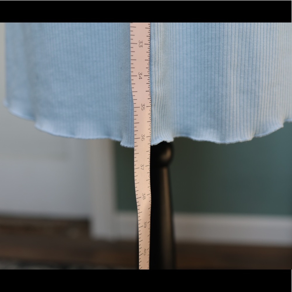 Baby Blue Ribbed Skater - Picture 9 of 11